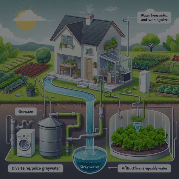 Quelles astuces pour réutiliser les eaux grises dans un système de jardinage domestique ?